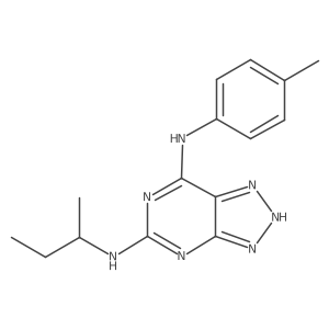 N5-(sec-butyl)-N7-(p-tolyl)-3H-[1,2,3]triazolo[4,5-d]pyrimidine-5,7-diamine Structure