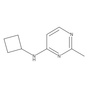 N-cyclobutyl-2-methylpyrimidin-4-amine结构式