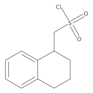1,2,3,4-Tetrahydronaphthalen-1-ylmethanesulfonyl chloride Structure