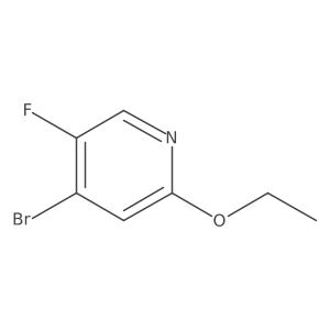 4-Bromo-2-ethoxy-5-fluoropyridine结构式
