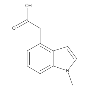 2-(1-Methyl-1H-indol-4-YL)acetic acid Structure