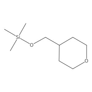 Tetrahydro-4-[[(trimethylsilyl)oxy]methyl]-2H-pyran结构式