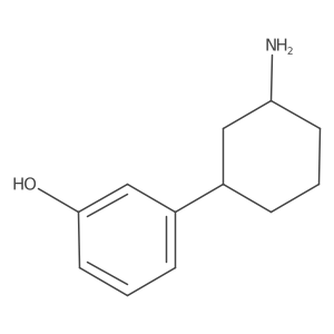 3-(3-Aminocyclohexyl)phenol Structure