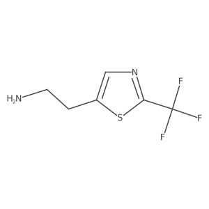 2-[2-(Trifluoromethyl)-1,3-thiazol-5-YL]ethanamine Structure