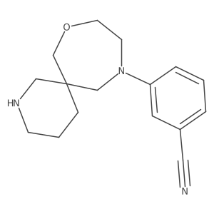 3-(8-Oxa-2,11-Diazaspiro[5.6]Dodecan-11-Yl)Benzonitrile结构式