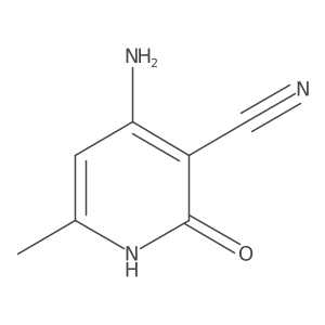 4-Amino-2-hydroxy-6-methylnicotinonitrile结构式