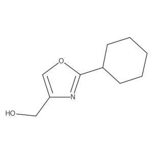 (2-Cyclohexyl-1,3-oxazol-4-yl)methanol结构式