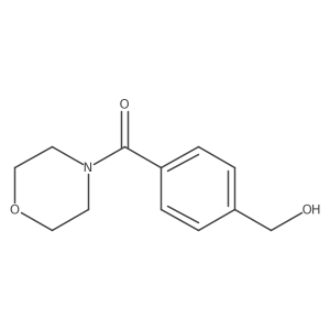 [4-(Morpholine-4-carbonyl)phenyl]methanol Structure