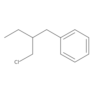 (2-(Chloromethyl)butyl)benzene结构式