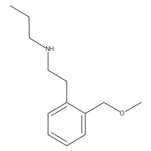 n-(2-(Methoxymethyl)phenethyl)propan-1-amine结构式