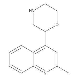 2-Methyl-4-(morpholin-2-yl)quinoline Structure
