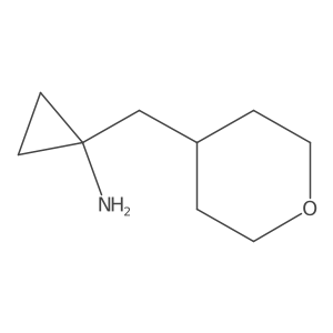 1-((Tetrahydro-2h-pyran-4-yl)methyl)cyclopropan-1-amine结构式