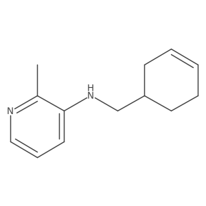 N-(Cyclohex-3-en-1-ylmethyl)-2-methylpyridin-3-amine结构式