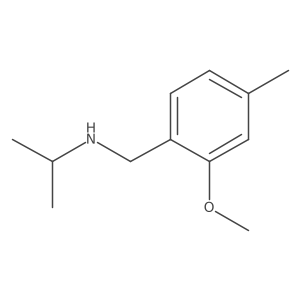 [(2-Methoxy-4-methylphenyl)methyl](propan-2-yl)amine Structure