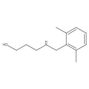 3-{[(2,6-Dimethylphenyl)methyl]amino}propan-1-ol Structure