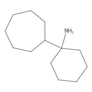1-Cycloheptylcyclohexan-1-amine Structure