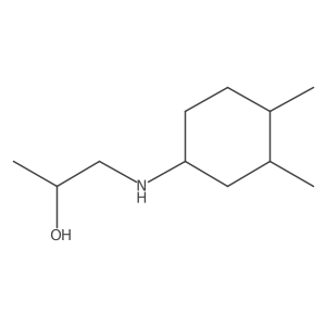 1-[(3,4-Dimethylcyclohexyl)amino]propan-2-ol结构式