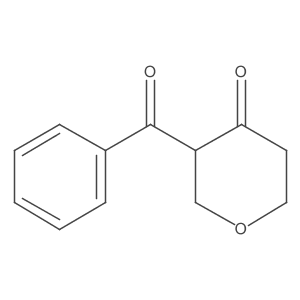 3-Benzoyloxan-4-one Structure