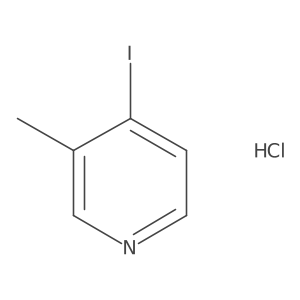 4-Iodo-3-methylpyridine hydrochloride Structure