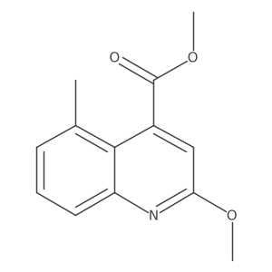 Methyl 2-methoxy-5-methylquinoline-4-carboxylate结构式