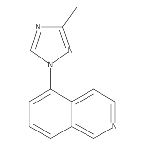 5-(3-Methyl-1H-1,2,4-triazol-1-yl)isoquinoline Structure