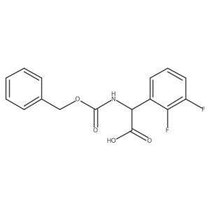 2-{[(Benzyloxy)carbonyl]amino}-2-(2,3-difluorophenyl)acetic acid结构式