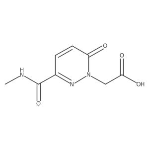 2-(3-(Methylcarbamoyl)-6-oxopyridazin-1(6H)-yl)acetic acid结构式