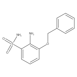 2-Amino-3-(benzyloxy)benzene-1-sulfonamide Structure