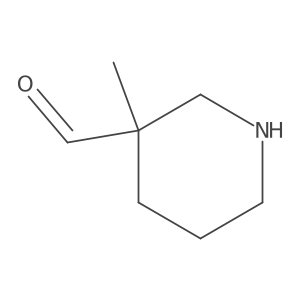 3-Methylpiperidine-3-carbaldehyde Structure