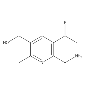 2-(Aminomethyl)-3-(difluoromethyl)-6-methylpyridine-5-methanol结构式