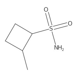 2-Methylcyclobutane-1-sulfonamide结构式