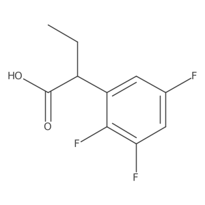 2-(2,3,5-Trifluorophenyl)butanoic acid结构式