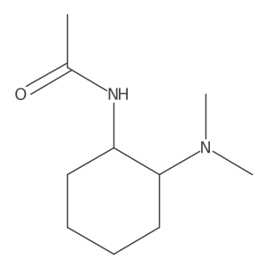 N-[(1S,2S)-2-(dimethylamino)cyclohexyl]acetamide结构式