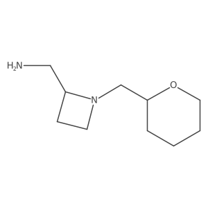 {1-[(Oxan-2-yl)methyl]azetidin-2-yl}methanamine Structure