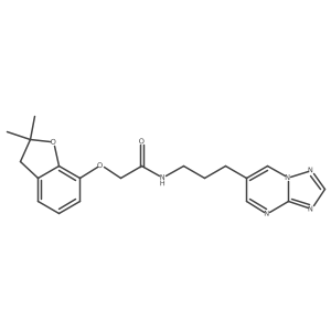 N-(3-([1,2,4]triazolo[1,5-a]pyrimidin-6-yl)propyl)-2-((2,2-dimethyl-2,3-dihydrobenzofuran-7-yl)oxy)acetamide Structure