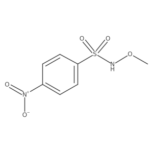 N-methoxy-4-nitrobenzenesulfonamide Structure