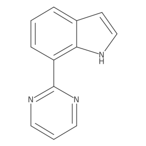 7-(2-Pyrimidinyl)-1H-indole Structure