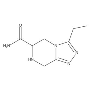 3-ethyl-5H,6H,7H,8H-[1,2,4]triazolo[4,3-a]pyrazine-6-carboxamide Structure