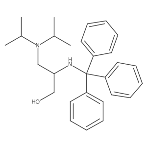 3-[Bis(propan-2-yl)amino]-2-[(triphenylmethyl)amino]propan-1-ol Structure
