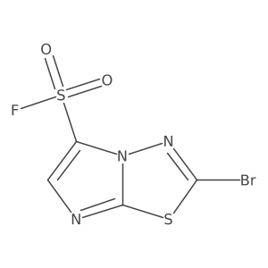 2-Bromoimidazo[2,1-b][1,3,4]thiadiazole-5-sulfonyl fluoride Structure