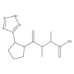 2,3-dimethyl-4-oxo-4-[2-(1H-1,2,3,4-tetrazol-5-yl)pyrrolidin-1-yl]butanoic acid结构式