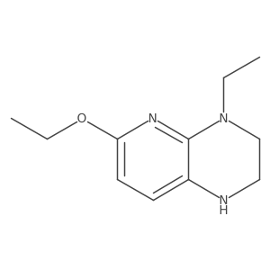 6-ethoxy-4-ethyl-1H,2H,3H,4H-pyrido[2,3-b]pyrazine结构式