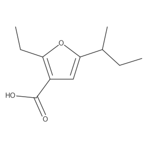 5-(Butan-2-yl)-2-ethylfuran-3-carboxylic acid结构式