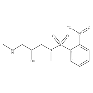 [2-hydroxy-3-(N-methyl2-nitrobenzenesulfonamido)propyl](methyl)amine Structure