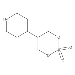 5-(Piperidin-4-yl)-1,3,2lambda6-dioxathiane-2,2-dione结构式