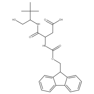 3-({[(9H-fluoren-9-yl)methoxy]carbonyl}amino)-3-[(1-hydroxy-3,3-dimethylbutan-2-yl)carbamoyl]propanoic acid Structure