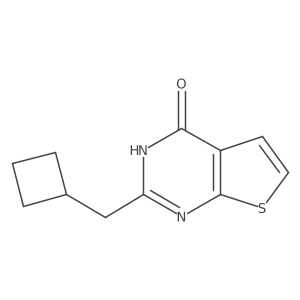 2-(cyclobutylmethyl)-3H,4H-thieno[2,3-d]pyrimidin-4-one Structure