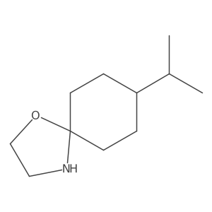 8-(Propan-2-yl)-1-oxa-4-azaspiro[4.5]decane结构式