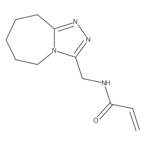 N-((6,7,8,9-Tetrahydro-5H-[1,2,4]triazolo[4,3-a]azepin-3-yl)methyl)acrylamide Structure