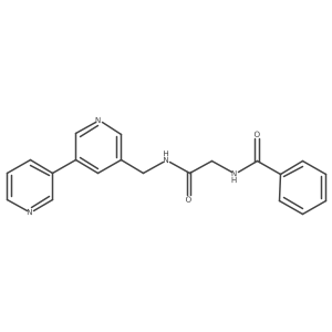 N-({[3,3'-bipyridine]-5-yl}methyl)-2-(phenylformamido)acetamide Structure